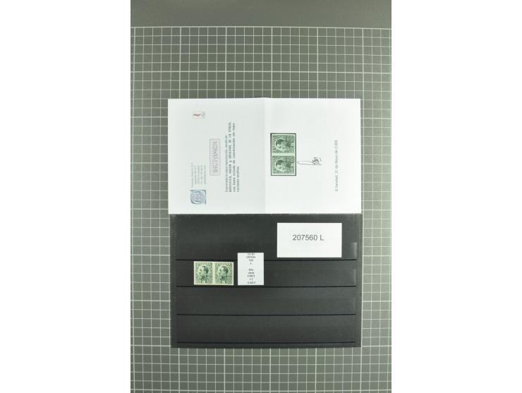 1930/89 (ca.), postfrische Partie von etwa 640 Abarten, dabei ungezähnte Marken, Farbfehldrucke, fehlende Farben, etc.; viele