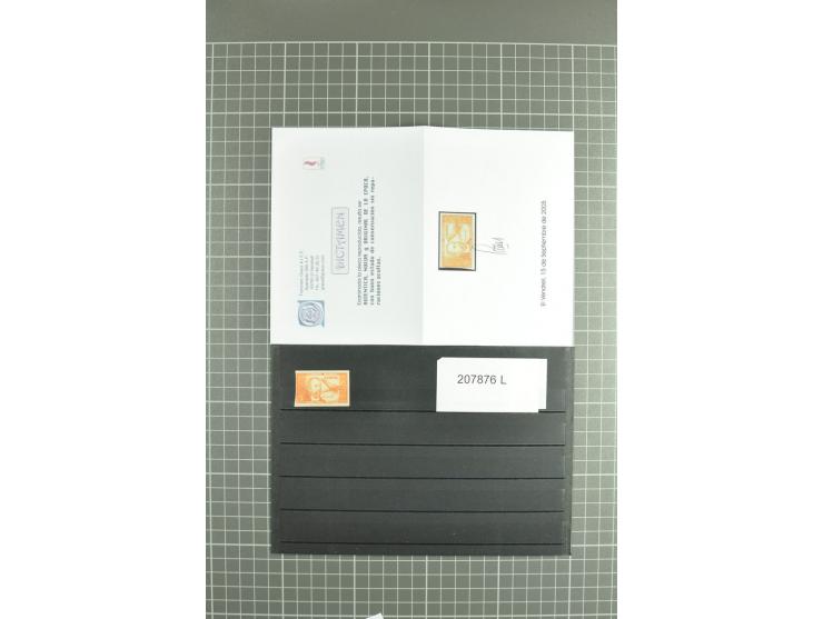 1930/89 (ca.), postfrische Partie von etwa 640 Abarten, dabei ungezähnte Marken, Farbfehldrucke, fehlende Farben, etc.; viele