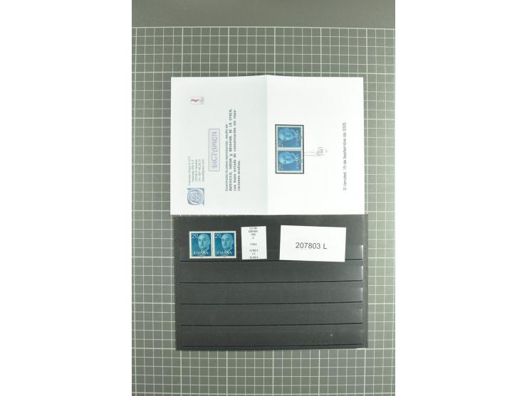 1930/89 (ca.), postfrische Partie von etwa 640 Abarten, dabei ungezähnte Marken, Farbfehldrucke, fehlende Farben, etc.; viele