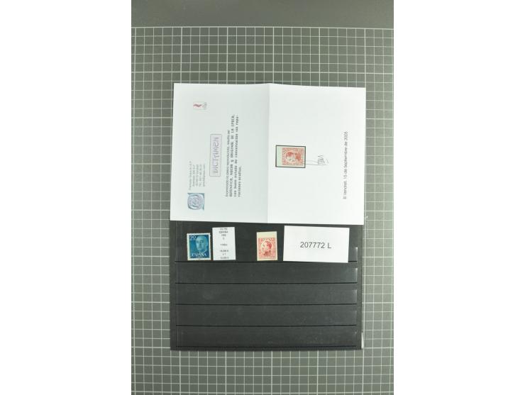 1930/89 (ca.), postfrische Partie von etwa 640 Abarten, dabei ungezähnte Marken, Farbfehldrucke, fehlende Farben, etc.; viele