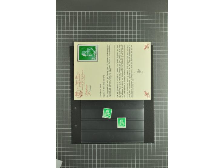 1930/89 (ca.), postfrische Partie von etwa 640 Abarten, dabei ungezähnte Marken, Farbfehldrucke, fehlende Farben, etc.; viele