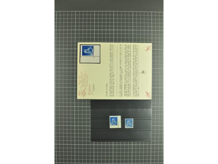 1930/89 (ca.), postfrische Partie von etwa 640 Abarten, dabei ungezähnte Marken, Farbfehldrucke, fehlende Farben, etc.; viele