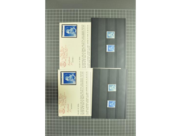 1930/89 (ca.), postfrische Partie von etwa 640 Abarten, dabei ungezähnte Marken, Farbfehldrucke, fehlende Farben, etc.; viele
