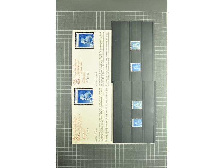 1930/89 (ca.), postfrische Partie von etwa 640 Abarten, dabei ungezähnte Marken, Farbfehldrucke, fehlende Farben, etc.; viele