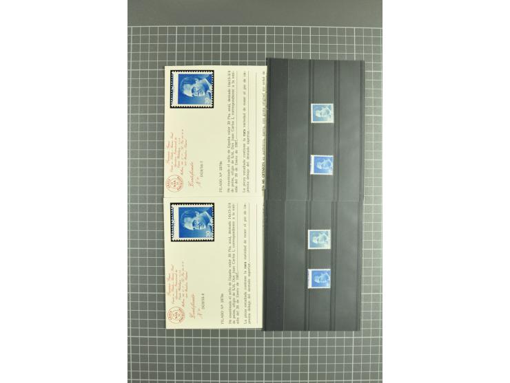 1930/89 (ca.), postfrische Partie von etwa 640 Abarten, dabei ungezähnte Marken, Farbfehldrucke, fehlende Farben, etc.; viele