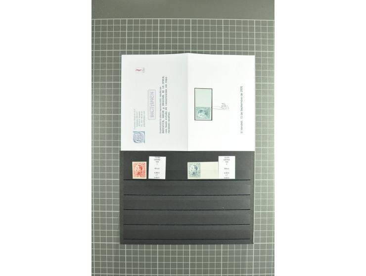 1930/89 (ca.), postfrische Partie von etwa 640 Abarten, dabei ungezähnte Marken, Farbfehldrucke, fehlende Farben, etc.; viele