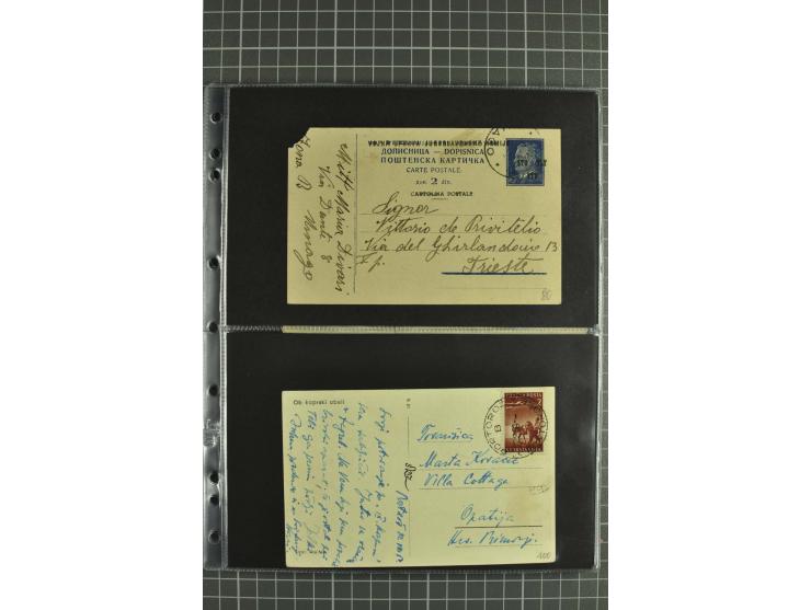 1945/54, Partie Briefe und Karten, dabei Reco, Zensur, etwas Jugoslawien Lokalausgaben etc.