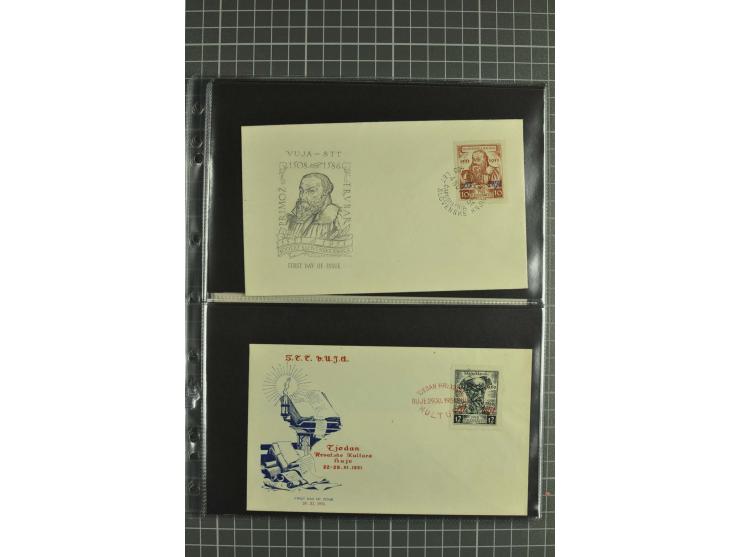 1945/54, Partie Briefe und Karten, dabei Reco, Zensur, etwas Jugoslawien Lokalausgaben etc.