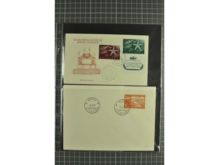 1945/54, Partie Briefe und Karten, dabei Reco, Zensur, etwas Jugoslawien Lokalausgaben etc.