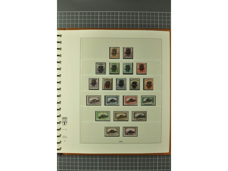 1871/1985, sehr saubere, anfangs gestempelte, später ungebrauchte bzw. meist postfrische Sammlung mit vielen besseren Werten 