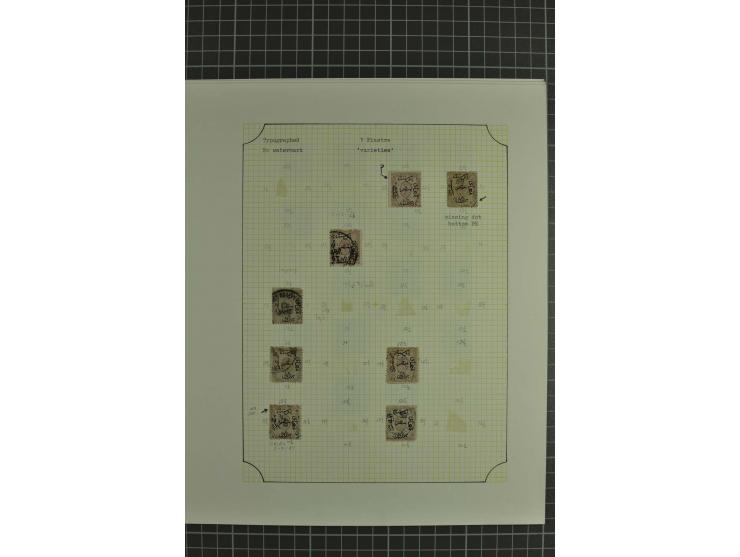 1866/1957 (ca.), ungebrauchter und gestempelter umfangreicher Bestand mit tausenden von Marken incl. Dienst und Porto im Kart