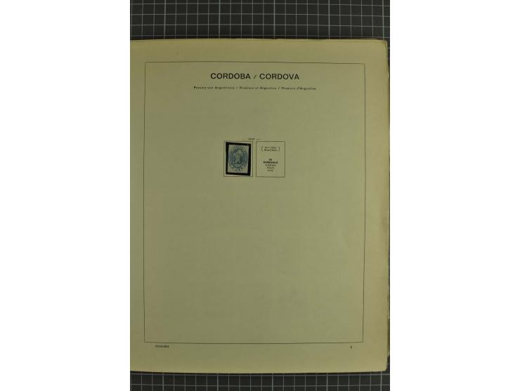 1858/1960 (ca.), kleine Sammlung inklusive Staaten, dabei 29 Werte Corrientes