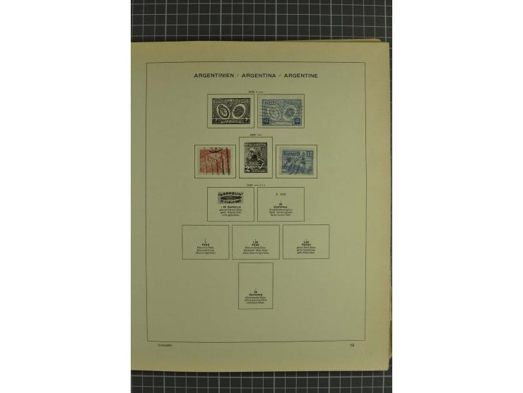 1858/1960 (ca.), kleine Sammlung inklusive Staaten, dabei 29 Werte Corrientes