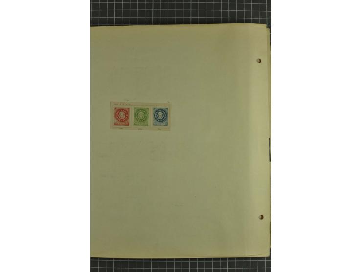1858/1960 (ca.), kleine Sammlung inklusive Staaten, dabei 29 Werte Corrientes