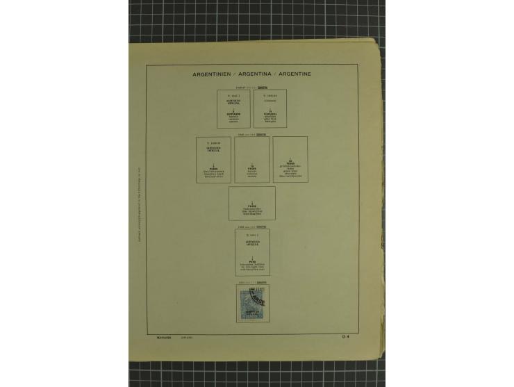 1858/1960 (ca.), kleine Sammlung inklusive Staaten, dabei 29 Werte Corrientes