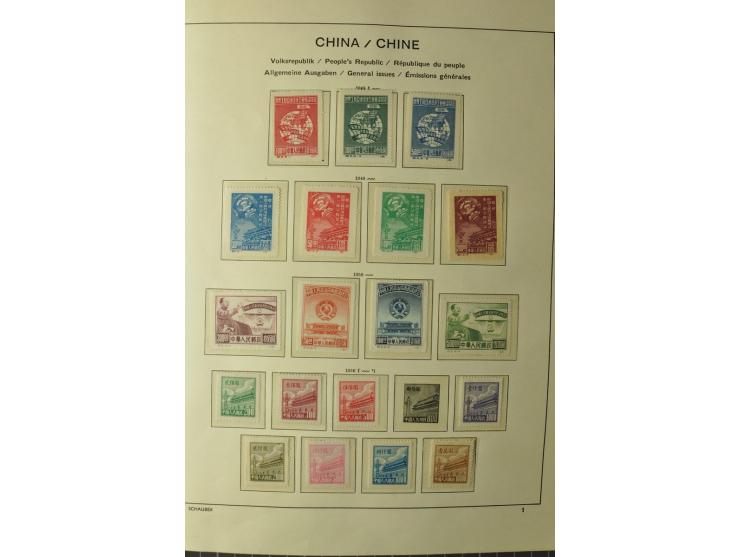1949/78, postfrische und gestempelte Sammlung mit u.a. Mi.-Nr. 966-76 mit zwei 5er-Streifen, 977-1019, 1020-24 5er-Streifen, 