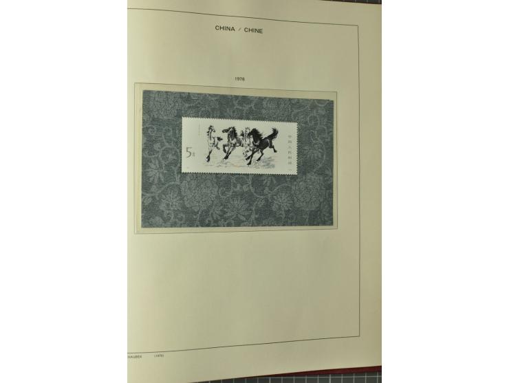 1949/78, postfrische und gestempelte Sammlung mit u.a. Mi.-Nr. 966-76 mit zwei 5er-Streifen, 977-1019, 1020-24 5er-Streifen, 