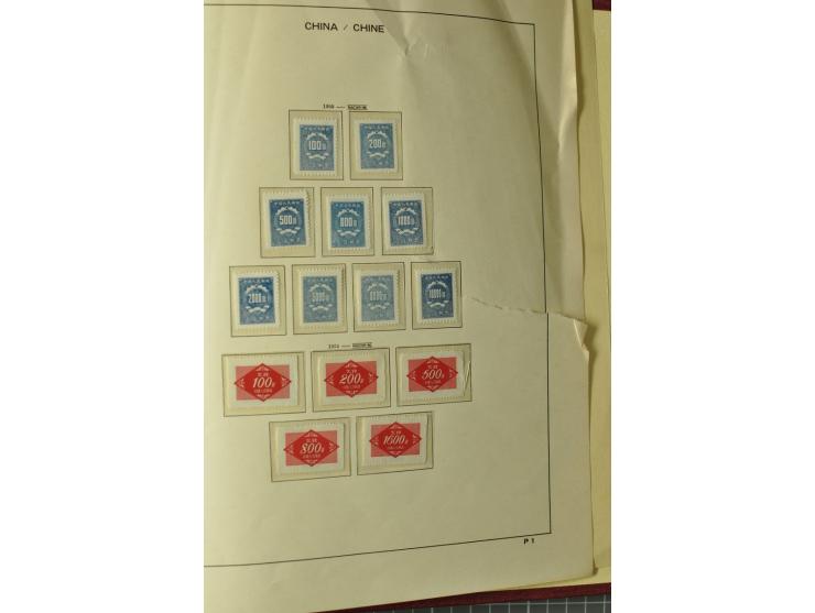 1949/78, postfrische und gestempelte Sammlung mit u.a. Mi.-Nr. 966-76 mit zwei 5er-Streifen, 977-1019, 1020-24 5er-Streifen, 