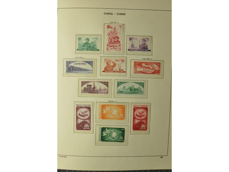 1949/78, postfrische und gestempelte Sammlung mit u.a. Mi.-Nr. 966-76 mit zwei 5er-Streifen, 977-1019, 1020-24 5er-Streifen, 