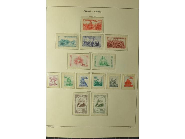 1949/78, postfrische und gestempelte Sammlung mit u.a. Mi.-Nr. 966-76 mit zwei 5er-Streifen, 977-1019, 1020-24 5er-Streifen, 