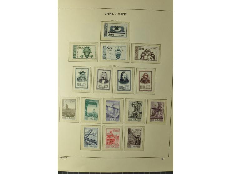 1949/78, postfrische und gestempelte Sammlung mit u.a. Mi.-Nr. 966-76 mit zwei 5er-Streifen, 977-1019, 1020-24 5er-Streifen, 