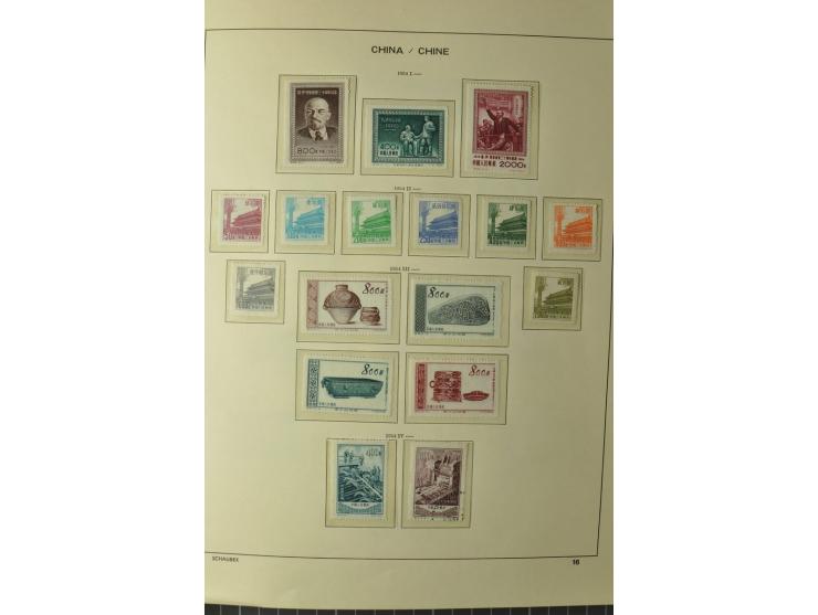 1949/78, postfrische und gestempelte Sammlung mit u.a. Mi.-Nr. 966-76 mit zwei 5er-Streifen, 977-1019, 1020-24 5er-Streifen, 