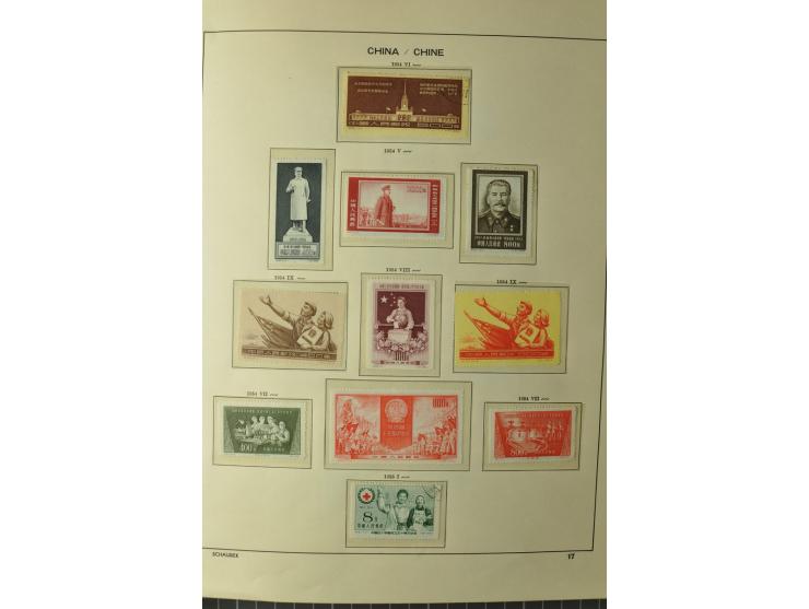 1949/78, postfrische und gestempelte Sammlung mit u.a. Mi.-Nr. 966-76 mit zwei 5er-Streifen, 977-1019, 1020-24 5er-Streifen, 