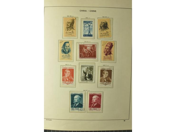 1949/78, postfrische und gestempelte Sammlung mit u.a. Mi.-Nr. 966-76 mit zwei 5er-Streifen, 977-1019, 1020-24 5er-Streifen, 