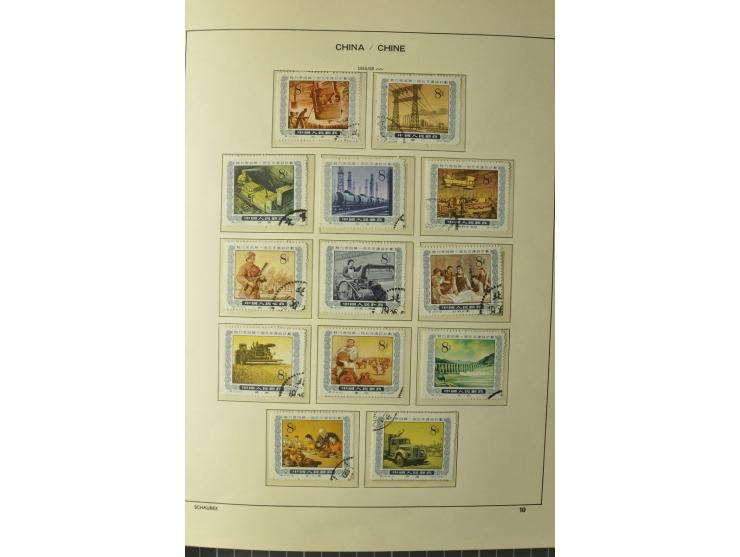 1949/78, postfrische und gestempelte Sammlung mit u.a. Mi.-Nr. 966-76 mit zwei 5er-Streifen, 977-1019, 1020-24 5er-Streifen, 