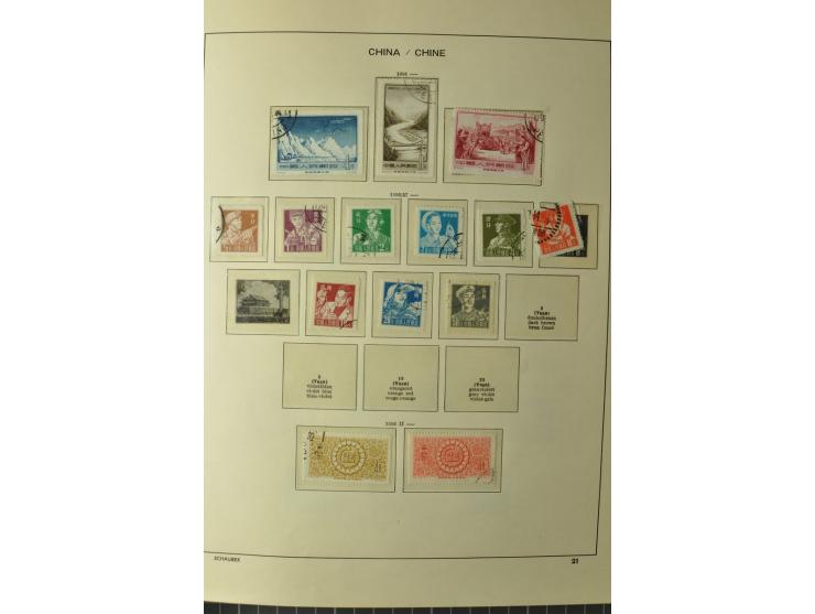 1949/78, postfrische und gestempelte Sammlung mit u.a. Mi.-Nr. 966-76 mit zwei 5er-Streifen, 977-1019, 1020-24 5er-Streifen, 