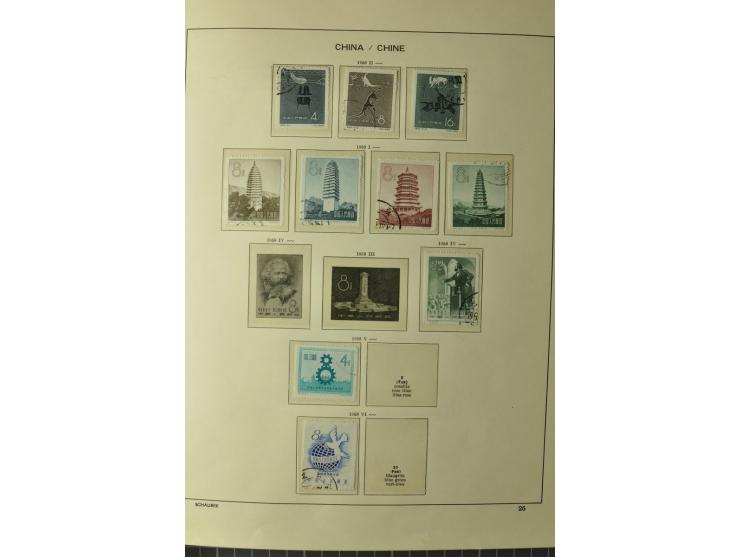 1949/78, postfrische und gestempelte Sammlung mit u.a. Mi.-Nr. 966-76 mit zwei 5er-Streifen, 977-1019, 1020-24 5er-Streifen, 