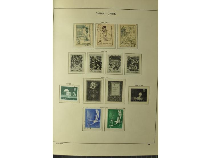 1949/78, postfrische und gestempelte Sammlung mit u.a. Mi.-Nr. 966-76 mit zwei 5er-Streifen, 977-1019, 1020-24 5er-Streifen, 