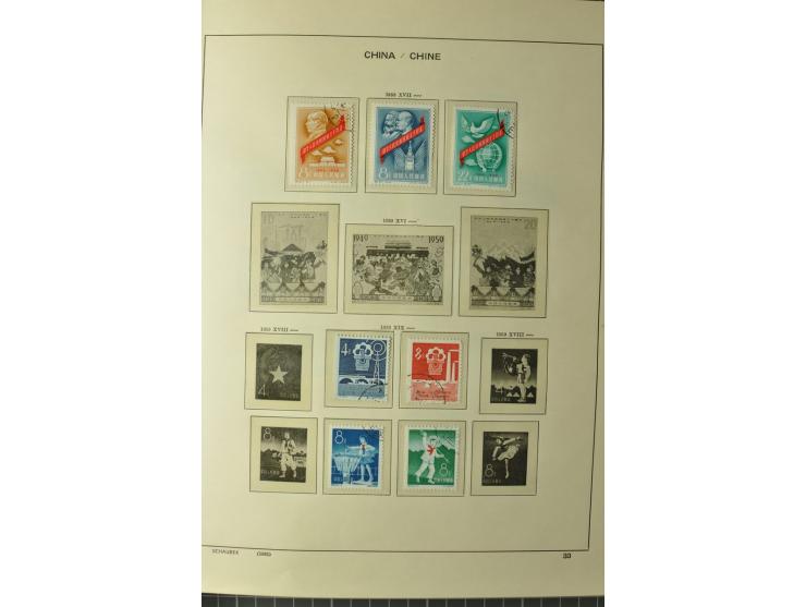 1949/78, postfrische und gestempelte Sammlung mit u.a. Mi.-Nr. 966-76 mit zwei 5er-Streifen, 977-1019, 1020-24 5er-Streifen, 