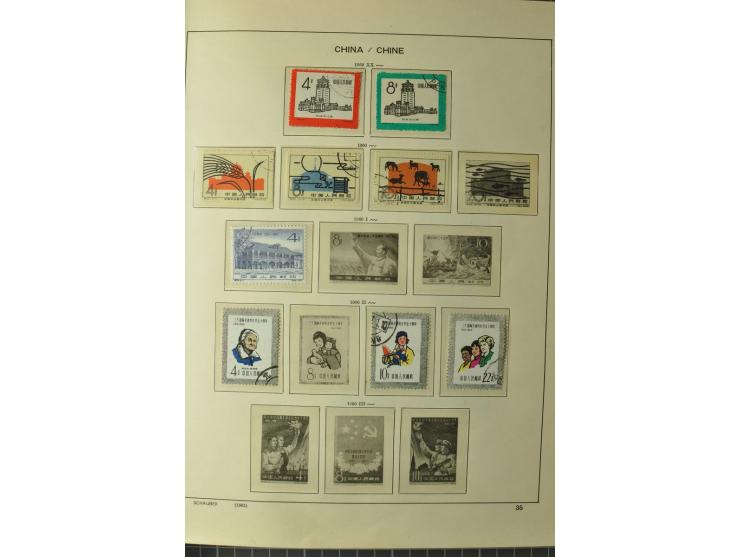 1949/78, postfrische und gestempelte Sammlung mit u.a. Mi.-Nr. 966-76 mit zwei 5er-Streifen, 977-1019, 1020-24 5er-Streifen, 