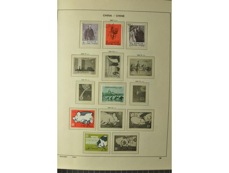 1949/78, postfrische und gestempelte Sammlung mit u.a. Mi.-Nr. 966-76 mit zwei 5er-Streifen, 977-1019, 1020-24 5er-Streifen, 