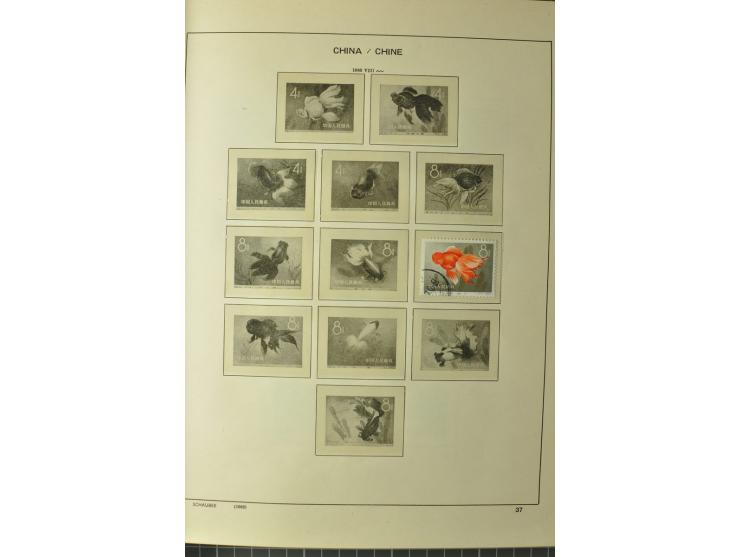 1949/78, postfrische und gestempelte Sammlung mit u.a. Mi.-Nr. 966-76 mit zwei 5er-Streifen, 977-1019, 1020-24 5er-Streifen, 