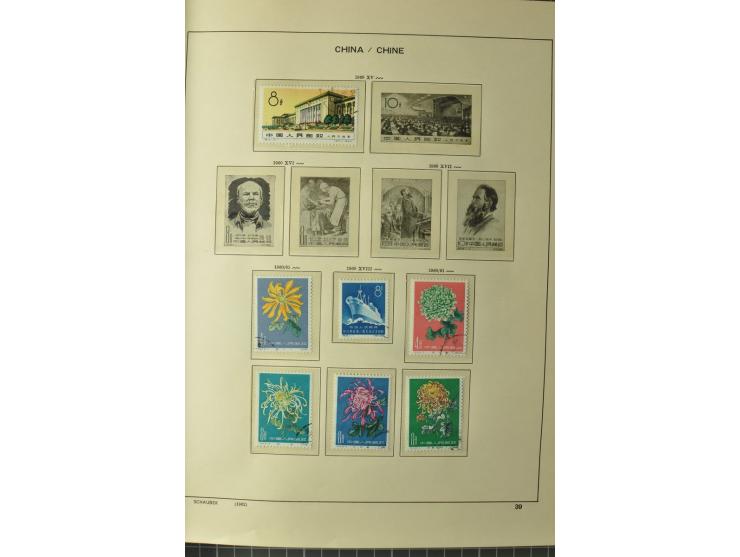 1949/78, postfrische und gestempelte Sammlung mit u.a. Mi.-Nr. 966-76 mit zwei 5er-Streifen, 977-1019, 1020-24 5er-Streifen, 