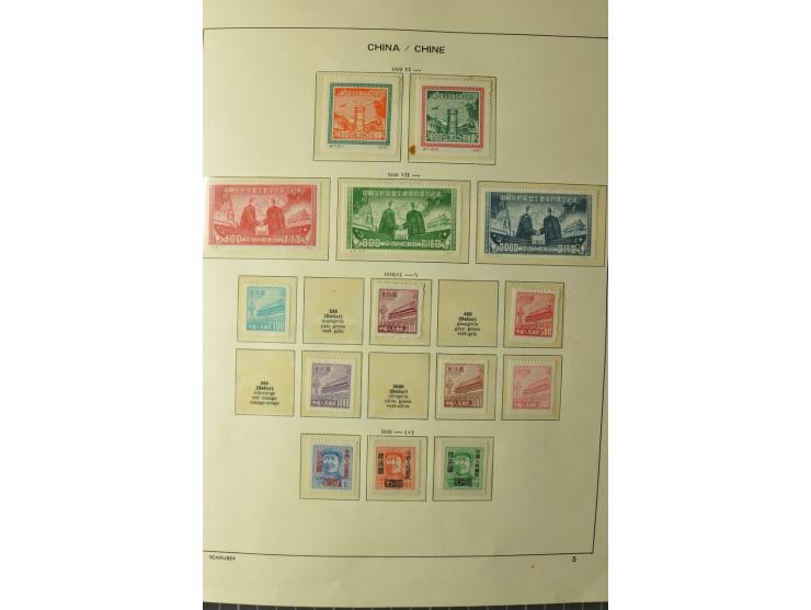 1949/78, postfrische und gestempelte Sammlung mit u.a. Mi.-Nr. 966-76 mit zwei 5er-Streifen, 977-1019, 1020-24 5er-Streifen, 