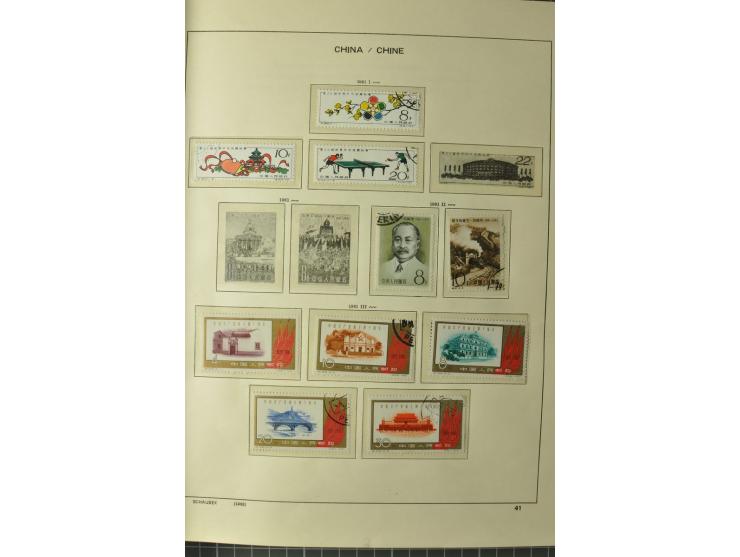 1949/78, postfrische und gestempelte Sammlung mit u.a. Mi.-Nr. 966-76 mit zwei 5er-Streifen, 977-1019, 1020-24 5er-Streifen, 