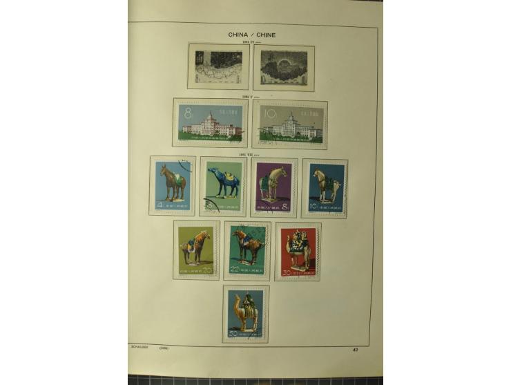 1949/78, postfrische und gestempelte Sammlung mit u.a. Mi.-Nr. 966-76 mit zwei 5er-Streifen, 977-1019, 1020-24 5er-Streifen, 