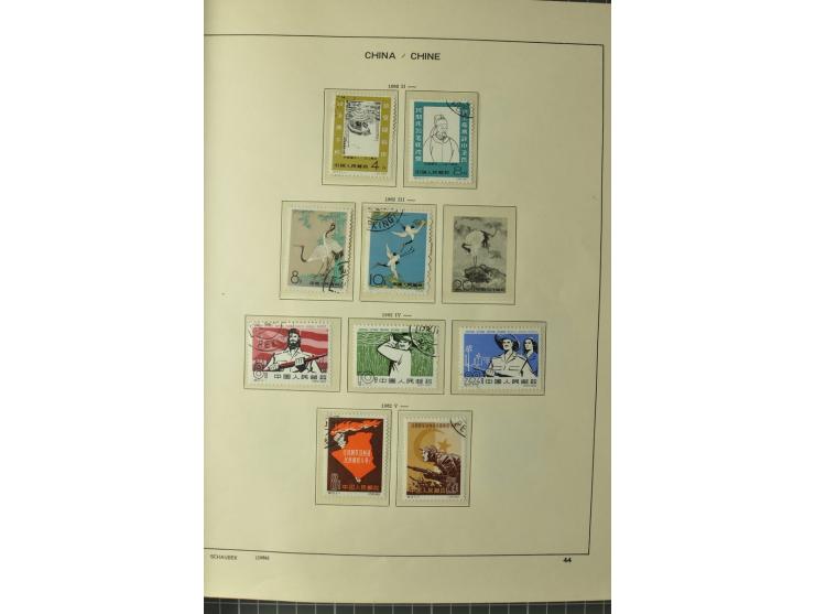 1949/78, postfrische und gestempelte Sammlung mit u.a. Mi.-Nr. 966-76 mit zwei 5er-Streifen, 977-1019, 1020-24 5er-Streifen, 