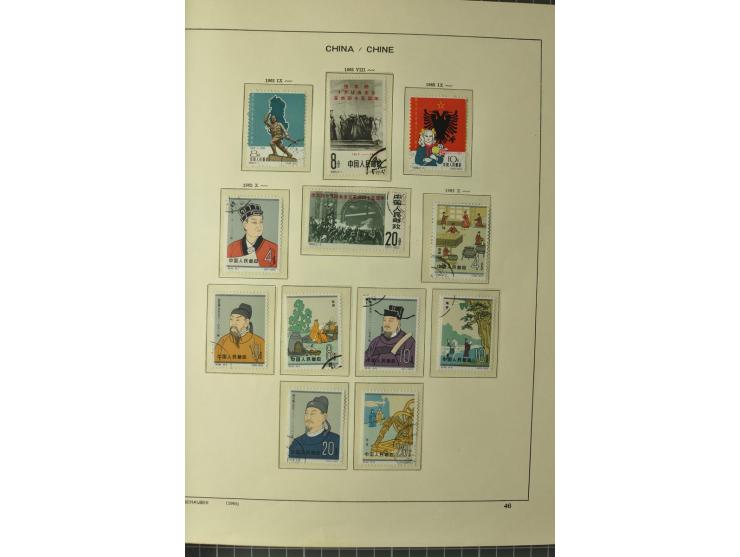 1949/78, postfrische und gestempelte Sammlung mit u.a. Mi.-Nr. 966-76 mit zwei 5er-Streifen, 977-1019, 1020-24 5er-Streifen, 