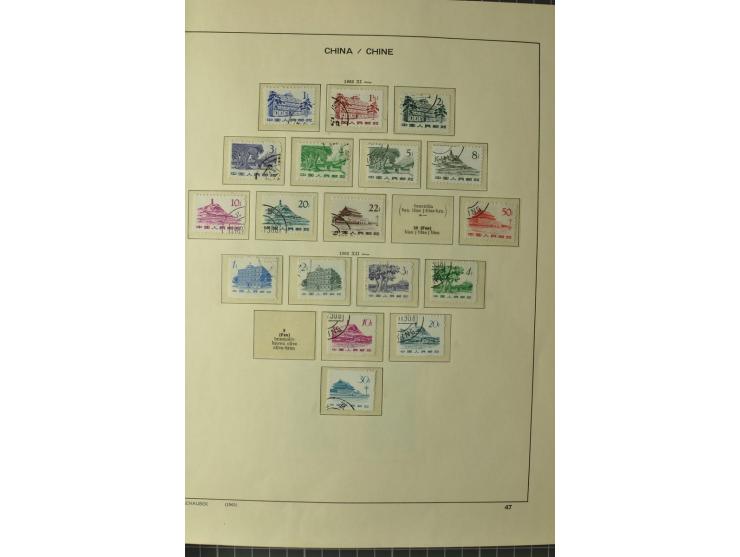 1949/78, postfrische und gestempelte Sammlung mit u.a. Mi.-Nr. 966-76 mit zwei 5er-Streifen, 977-1019, 1020-24 5er-Streifen, 