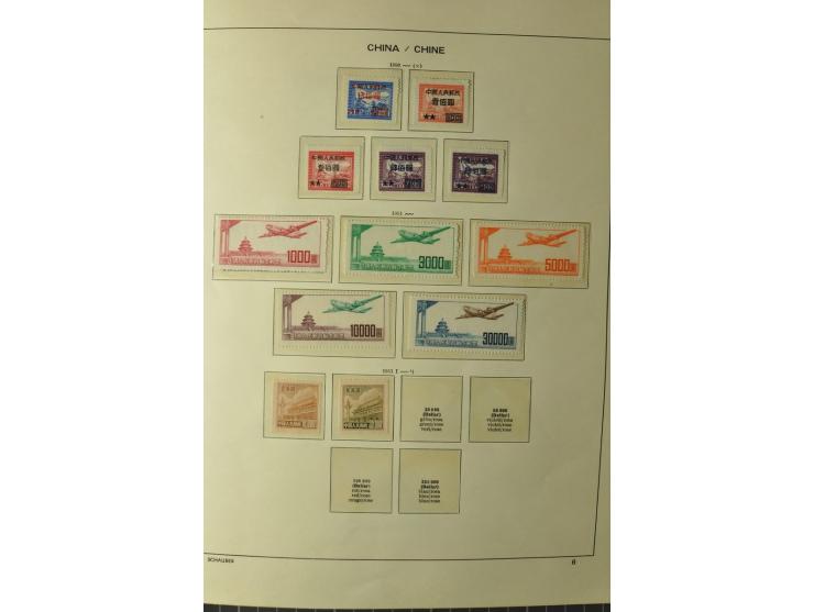 1949/78, postfrische und gestempelte Sammlung mit u.a. Mi.-Nr. 966-76 mit zwei 5er-Streifen, 977-1019, 1020-24 5er-Streifen, 