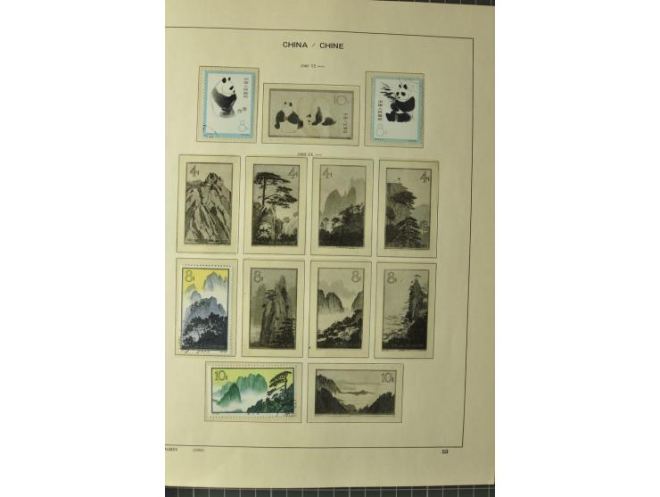 1949/78, postfrische und gestempelte Sammlung mit u.a. Mi.-Nr. 966-76 mit zwei 5er-Streifen, 977-1019, 1020-24 5er-Streifen, 