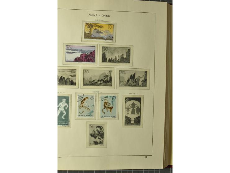 1949/78, postfrische und gestempelte Sammlung mit u.a. Mi.-Nr. 966-76 mit zwei 5er-Streifen, 977-1019, 1020-24 5er-Streifen, 