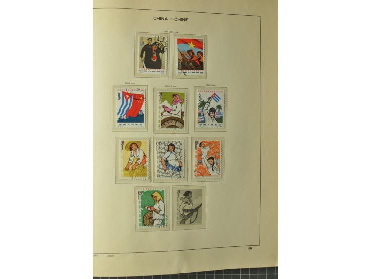 1949/78, postfrische und gestempelte Sammlung mit u.a. Mi.-Nr. 966-76 mit zwei 5er-Streifen, 977-1019, 1020-24 5er-Streifen, 
