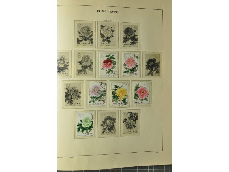 1949/78, postfrische und gestempelte Sammlung mit u.a. Mi.-Nr. 966-76 mit zwei 5er-Streifen, 977-1019, 1020-24 5er-Streifen, 