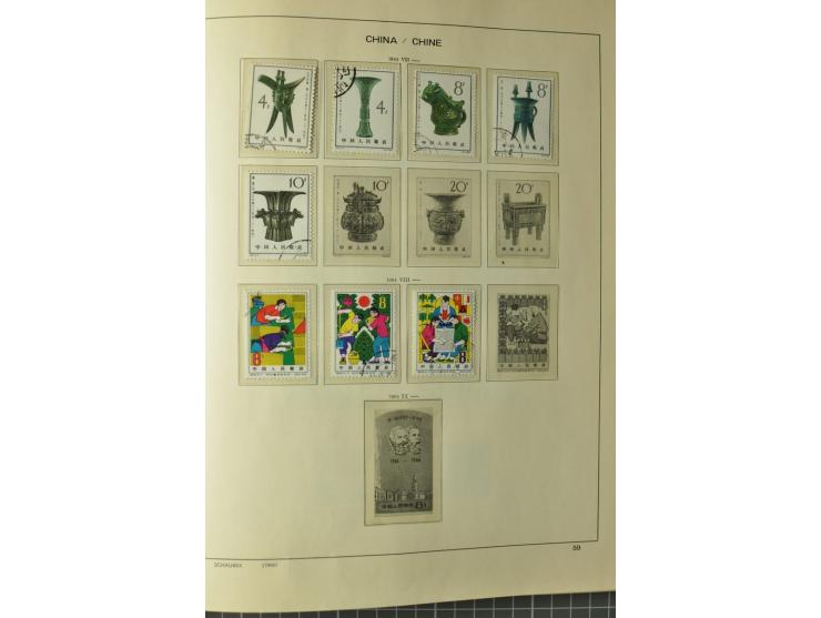1949/78, postfrische und gestempelte Sammlung mit u.a. Mi.-Nr. 966-76 mit zwei 5er-Streifen, 977-1019, 1020-24 5er-Streifen, 