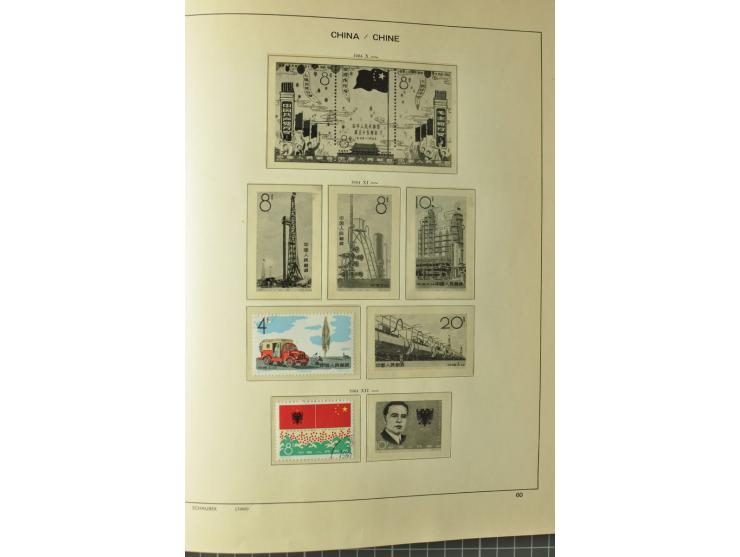 1949/78, postfrische und gestempelte Sammlung mit u.a. Mi.-Nr. 966-76 mit zwei 5er-Streifen, 977-1019, 1020-24 5er-Streifen, 